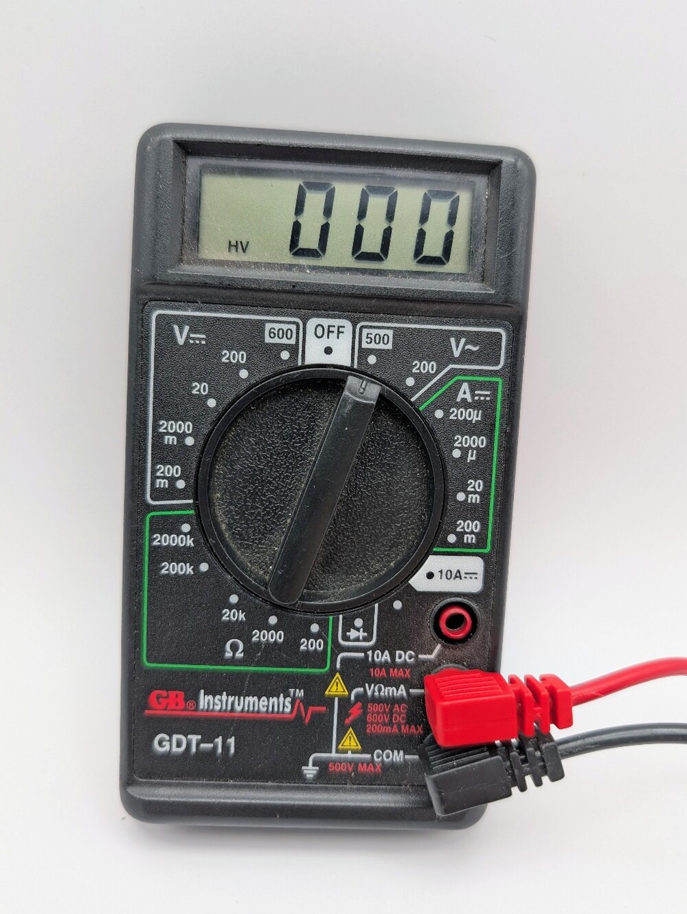 GB Instruments GDT-11 Digital Multitester 18 RANGE, 5 Function Tested Works - Picture 2 of 3